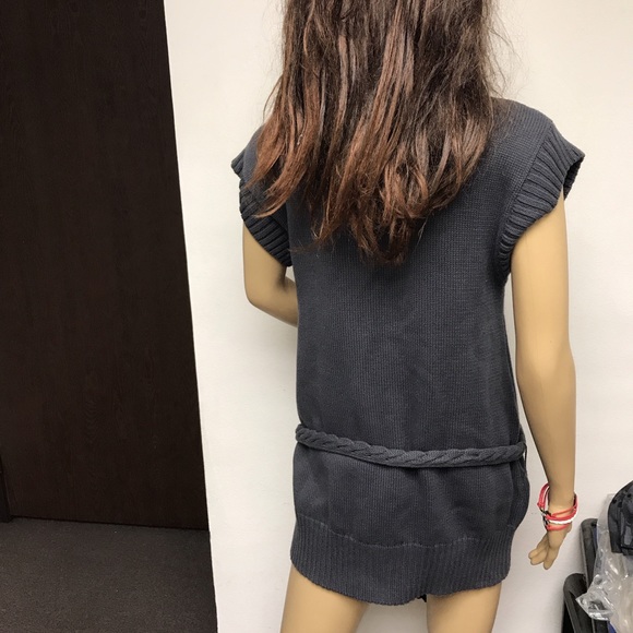 Canyon River Blues gray Knit cable sweater jacket vast rope women’s m medium - Picture 4 of 8